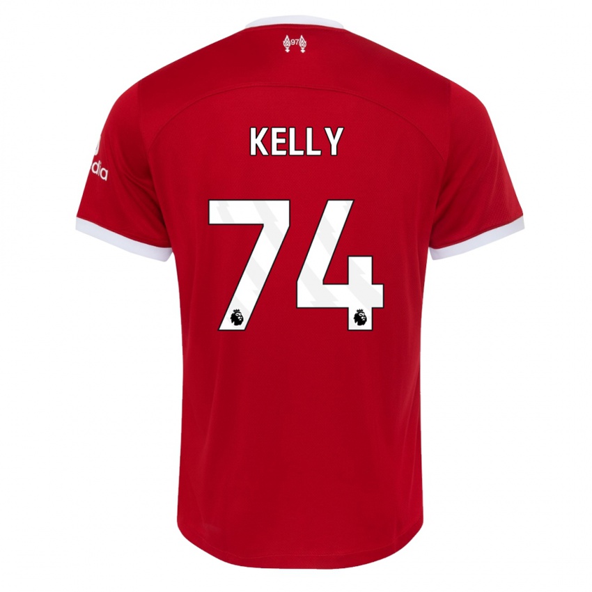 Damen Oscar Kelly #74 Rot Heimtrikot Trikot 2023/24 T-Shirt Österreich