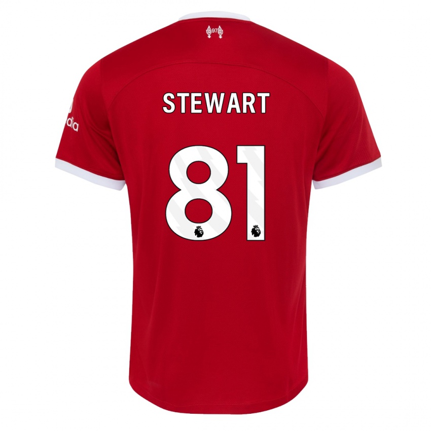 Damen Layton Stewart #81 Rot Heimtrikot Trikot 2023/24 T-Shirt Österreich
