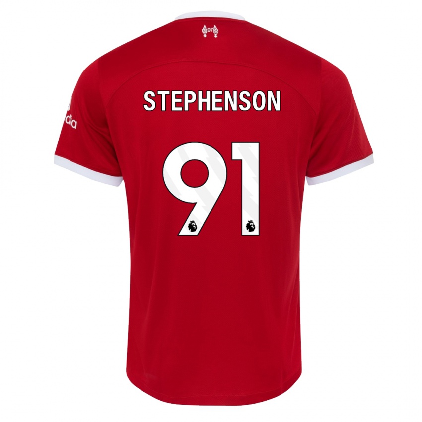 Damen Luca Stephenson #91 Rot Heimtrikot Trikot 2023/24 T-Shirt Österreich