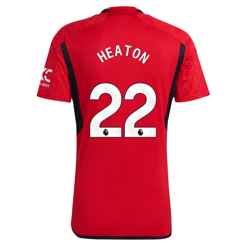 Damen Tom Heaton #22 Rot Heimtrikot Trikot 2023/24 T-Shirt Österreich