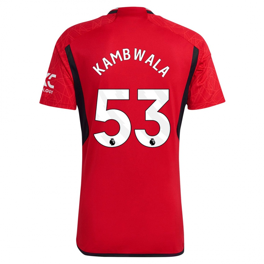 Damen Willy Kambwala #53 Rot Heimtrikot Trikot 2023/24 T-Shirt Österreich