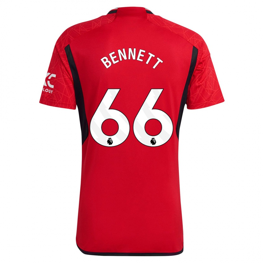 Damen Rhys Bennett #66 Rot Heimtrikot Trikot 2023/24 T-Shirt Österreich