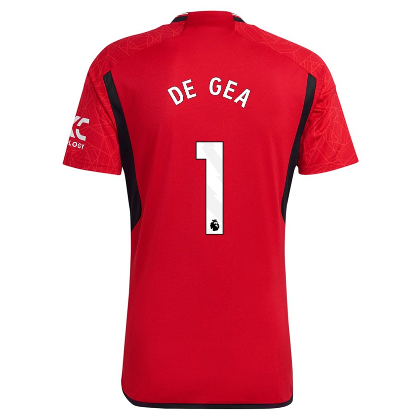 Damen David De Gea #1 Rot Heimtrikot Trikot 2023/24 T-Shirt Österreich