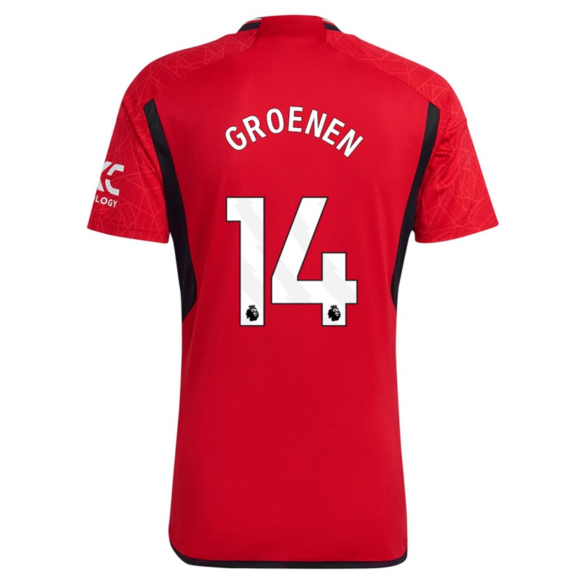 Damen Jackie Groenen #14 Rot Heimtrikot Trikot 2023/24 T-Shirt Österreich