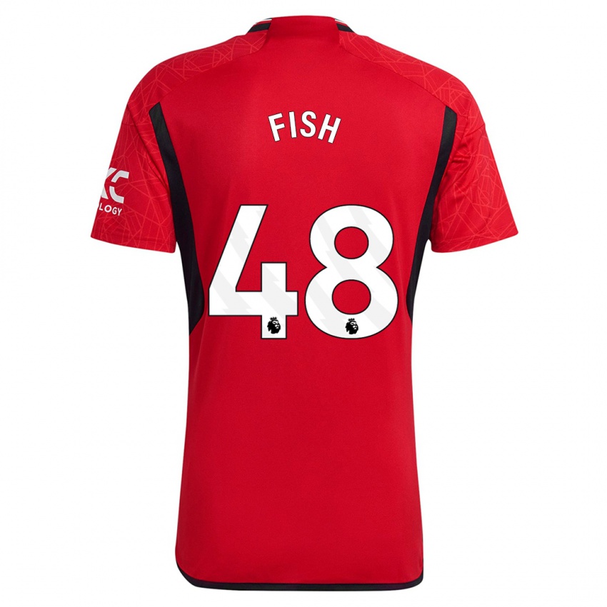 Damen Will Fish #48 Rot Heimtrikot Trikot 2023/24 T-Shirt Österreich