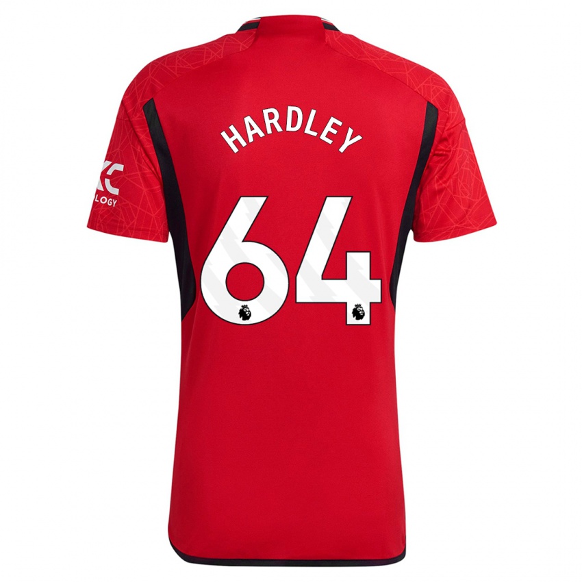 Damen Bjorn Hardley #64 Rot Heimtrikot Trikot 2023/24 T-Shirt Österreich