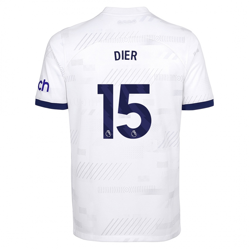 Damen Eric Dier #15 Weiß Heimtrikot Trikot 2023/24 T-Shirt Österreich