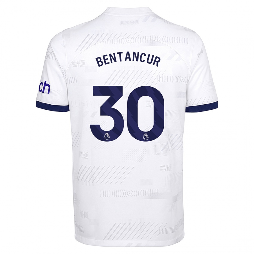 Damen Rodrigo Bentancur #30 Weiß Heimtrikot Trikot 2023/24 T-Shirt Österreich
