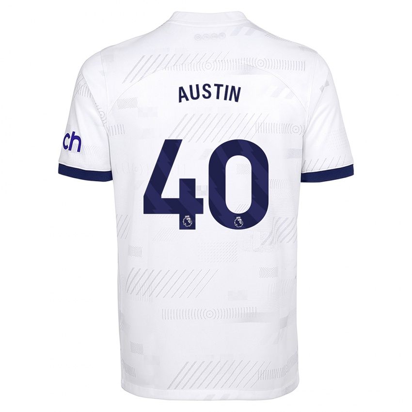 Damen Brandon Austin #40 Weiß Heimtrikot Trikot 2023/24 T-Shirt Österreich