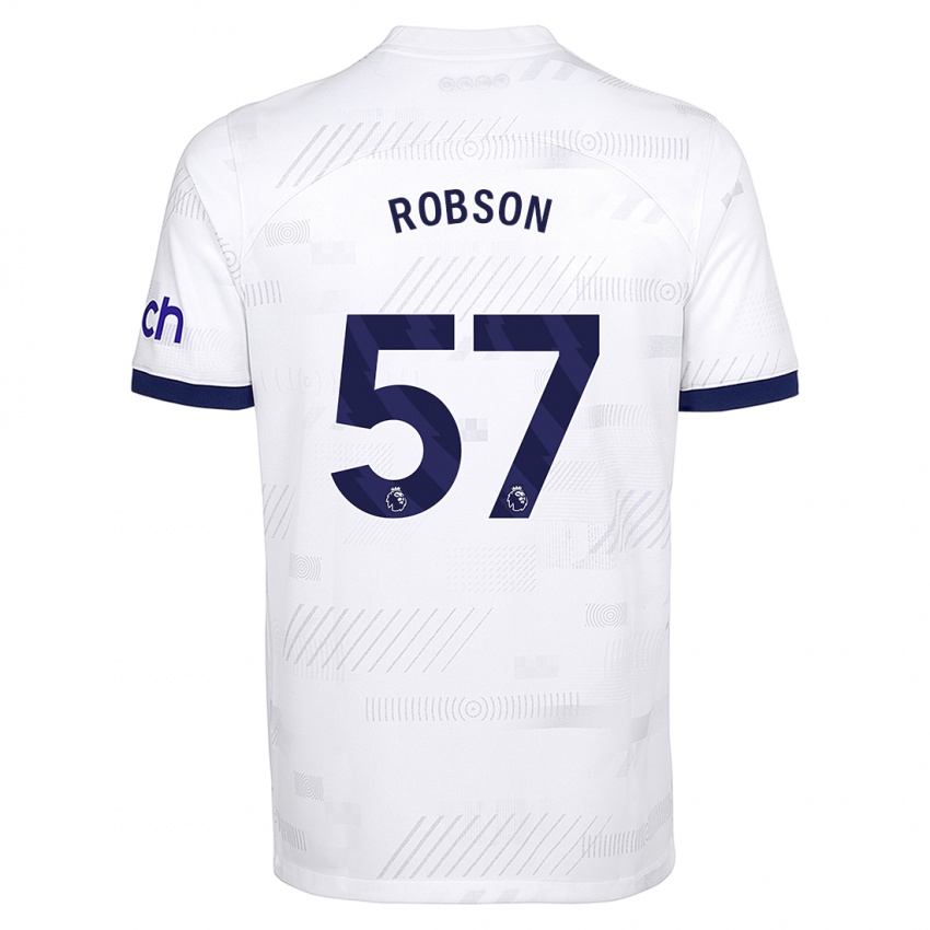 Damen Max Robson #57 Weiß Heimtrikot Trikot 2023/24 T-Shirt Österreich