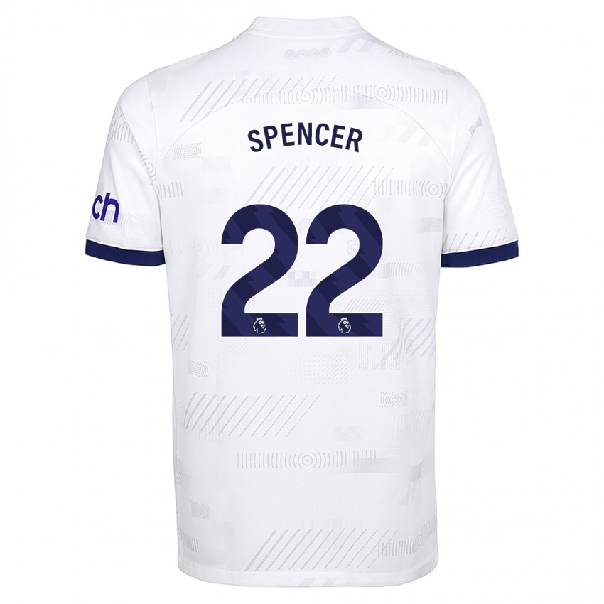 Damen Rebecca Spencer #22 Weiß Heimtrikot Trikot 2023/24 T-Shirt Österreich