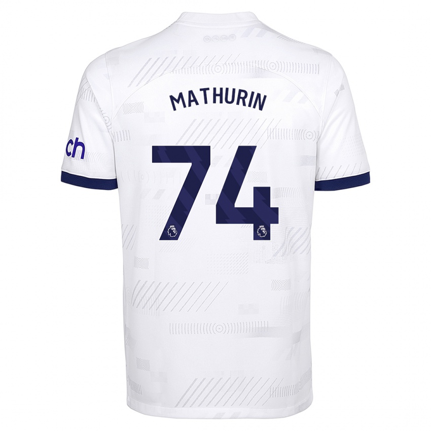 Damen Roshaun Mathurin #74 Weiß Heimtrikot Trikot 2023/24 T-Shirt Österreich