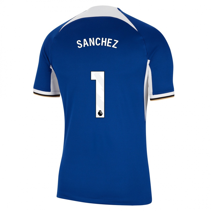Damen Robert Sanchez #1 Blau Heimtrikot Trikot 2023/24 T-Shirt Österreich