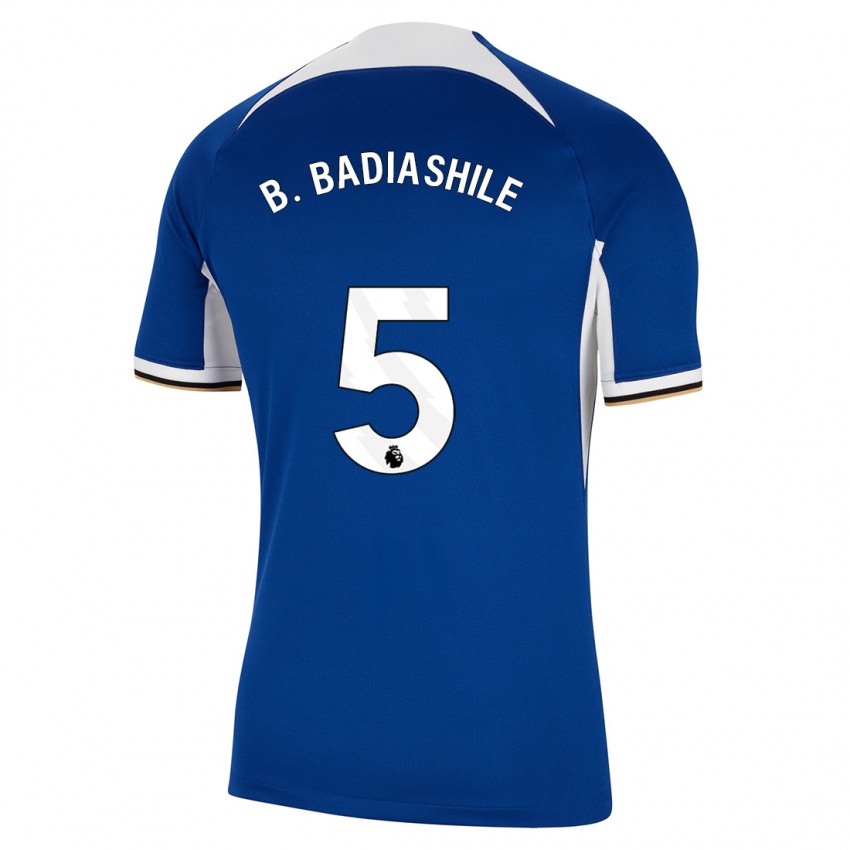 Damen Benoît Badiashile #5 Blau Heimtrikot Trikot 2023/24 T-Shirt Österreich