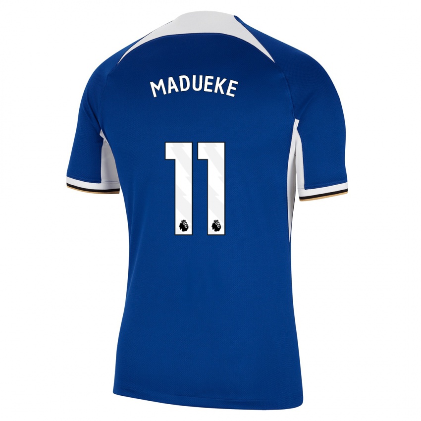 Damen Noni Madueke #11 Blau Heimtrikot Trikot 2023/24 T-Shirt Österreich