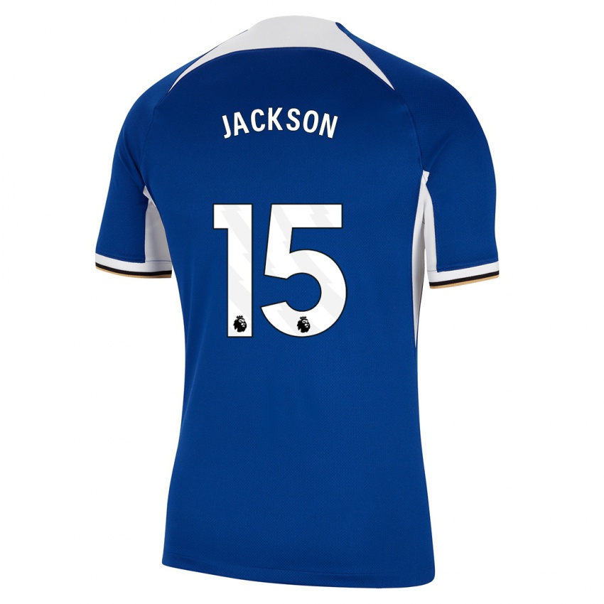 Damen Nicolas Jackson #15 Blau Heimtrikot Trikot 2023/24 T-Shirt Österreich