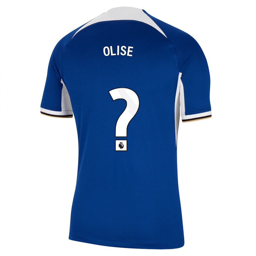 Damen Richard Olise #0 Blau Heimtrikot Trikot 2023/24 T-Shirt Österreich