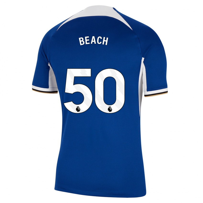 Damen Eddie Beach #50 Blau Heimtrikot Trikot 2023/24 T-Shirt Österreich