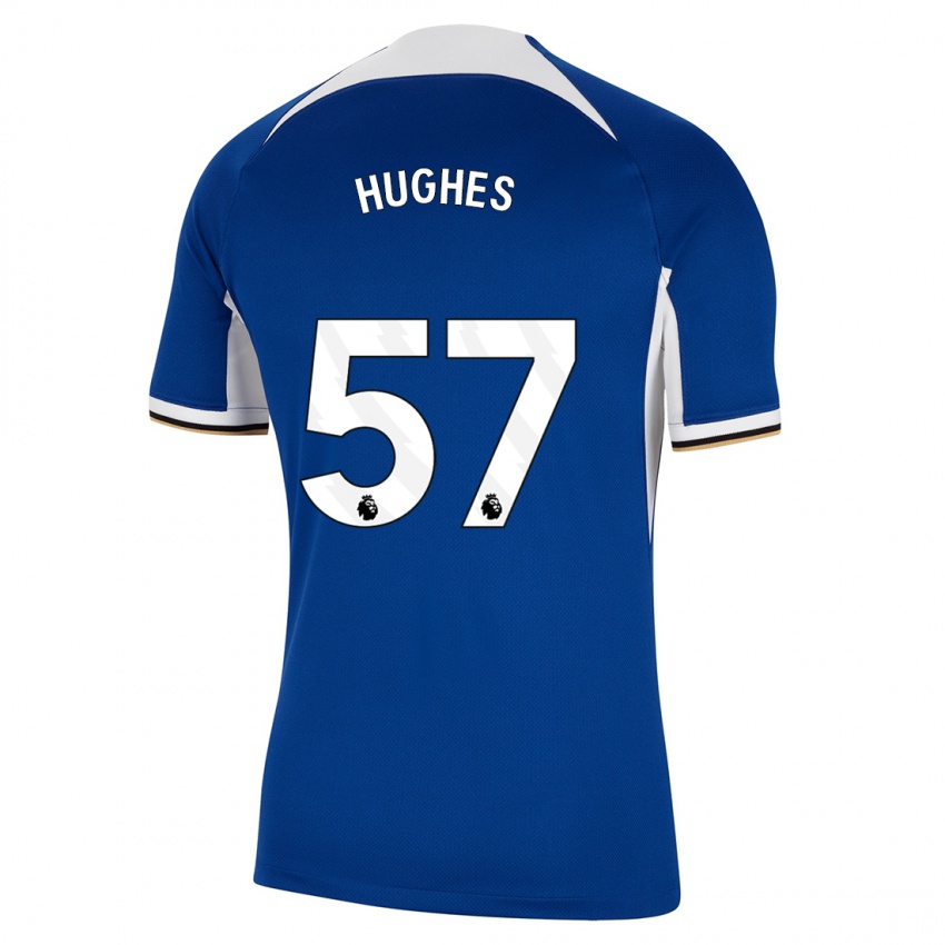 Damen Brodi Hughes #57 Blau Heimtrikot Trikot 2023/24 T-Shirt Österreich