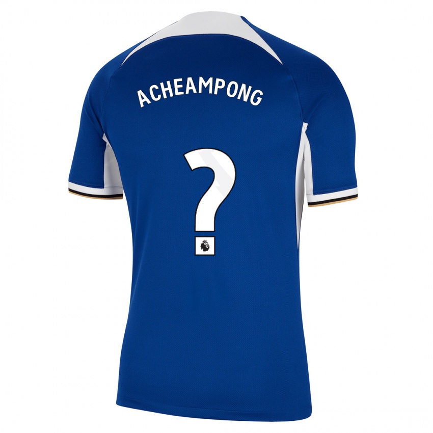 Damen Josh Acheampong #0 Blau Heimtrikot Trikot 2023/24 T-Shirt Österreich