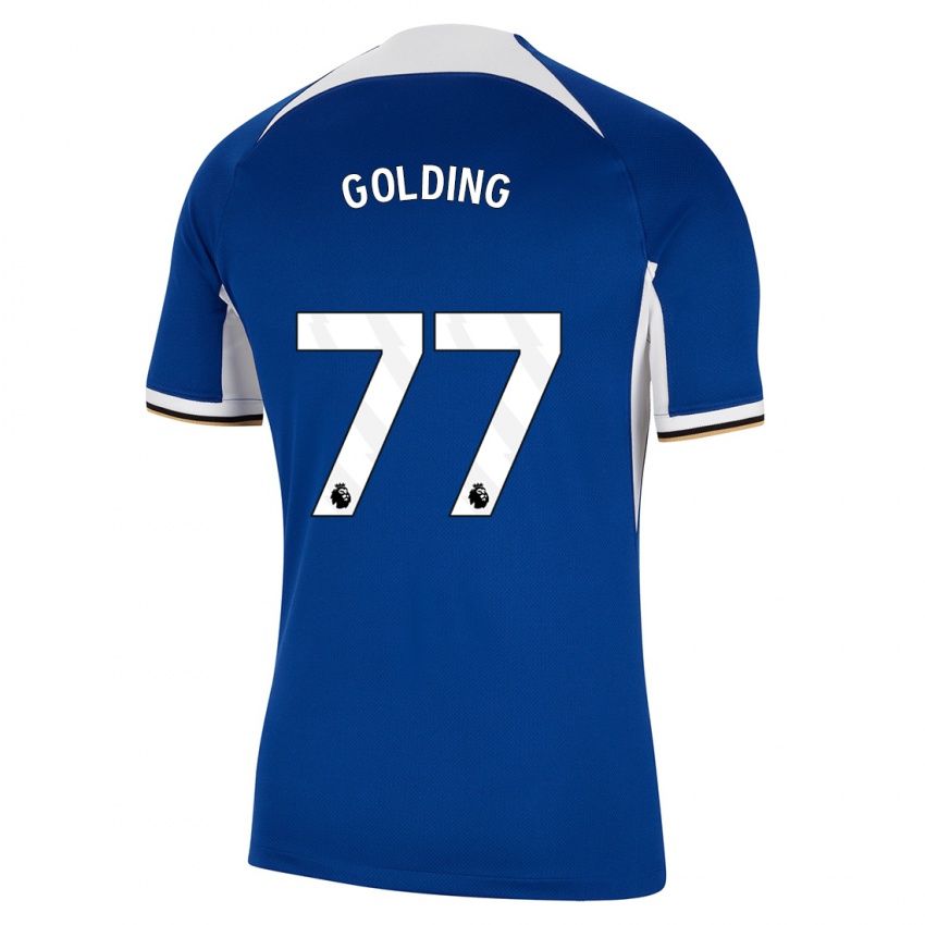 Damen Michael Golding #77 Blau Heimtrikot Trikot 2023/24 T-Shirt Österreich