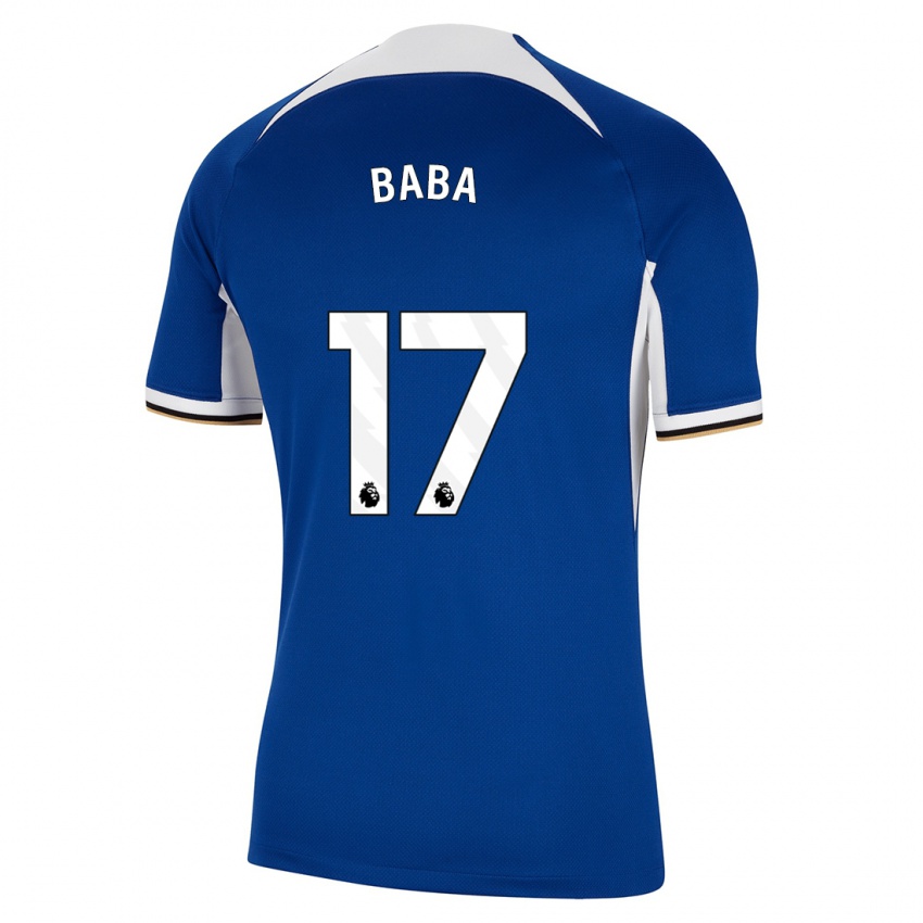 Damen Abdul-Rahman Baba #17 Blau Heimtrikot Trikot 2023/24 T-Shirt Österreich