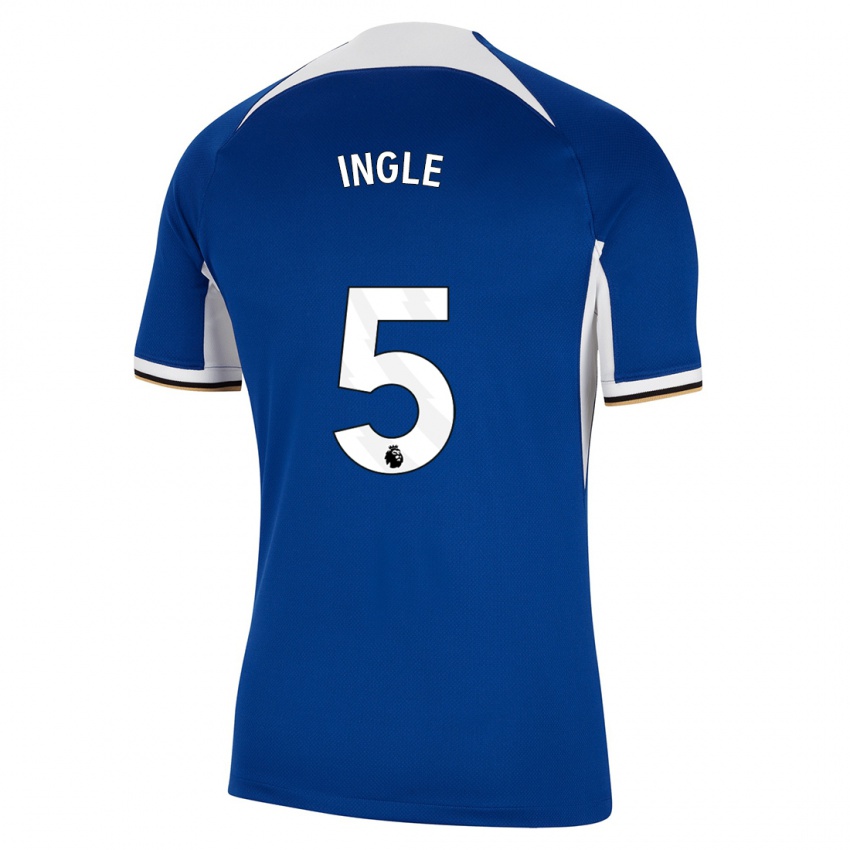 Damen Sophie Ingle #5 Blau Heimtrikot Trikot 2023/24 T-Shirt Österreich