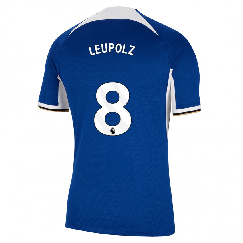 Damen Melanie Leupolz #8 Blau Heimtrikot Trikot 2023/24 T-Shirt Österreich