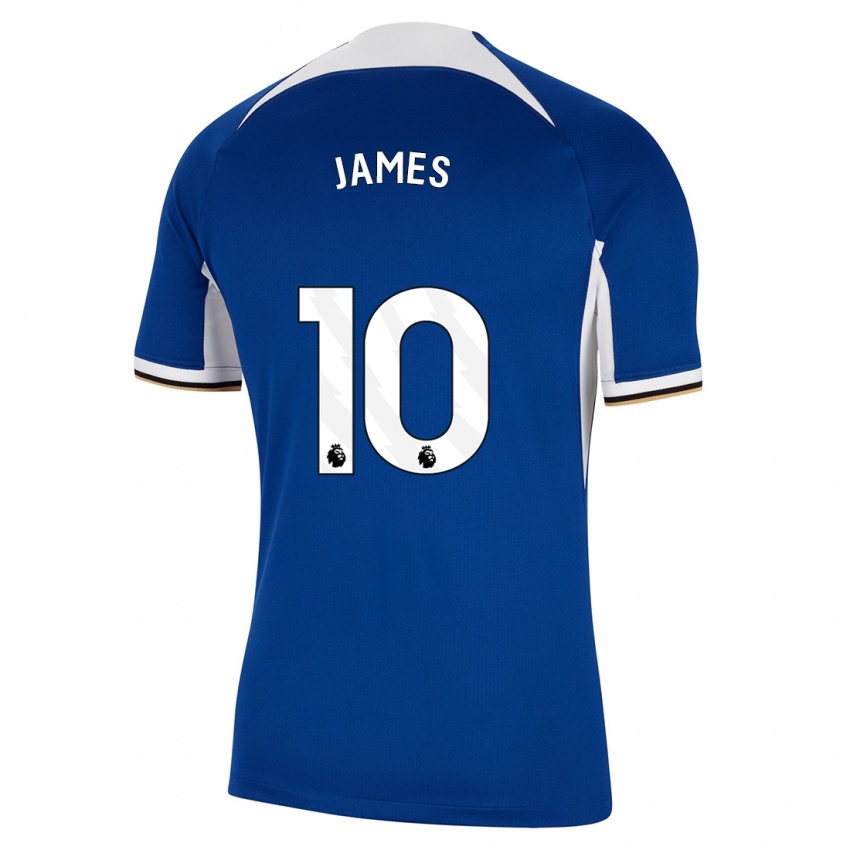 Damen Lauren James #10 Blau Heimtrikot Trikot 2023/24 T-Shirt Österreich