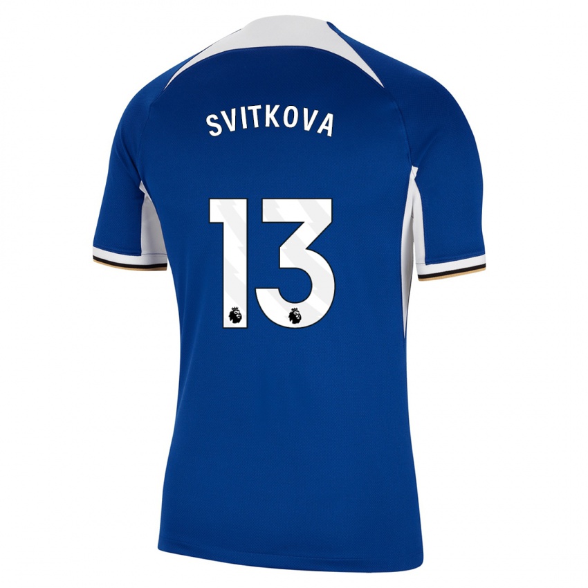 Damen Katerina Svitkova #13 Blau Heimtrikot Trikot 2023/24 T-Shirt Österreich