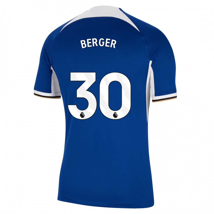 Damen Ann-Katrin Berger #30 Blau Heimtrikot Trikot 2023/24 T-Shirt Österreich