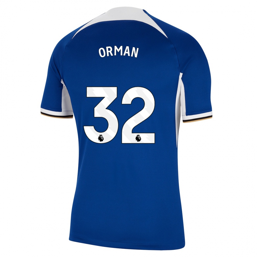 Damen Emily Orman #32 Blau Heimtrikot Trikot 2023/24 T-Shirt Österreich