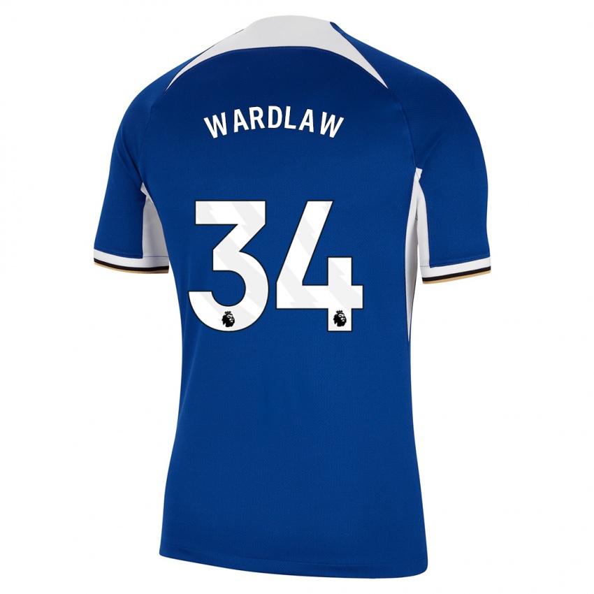 Damen Charlotte Wardlaw #34 Blau Heimtrikot Trikot 2023/24 T-Shirt Österreich