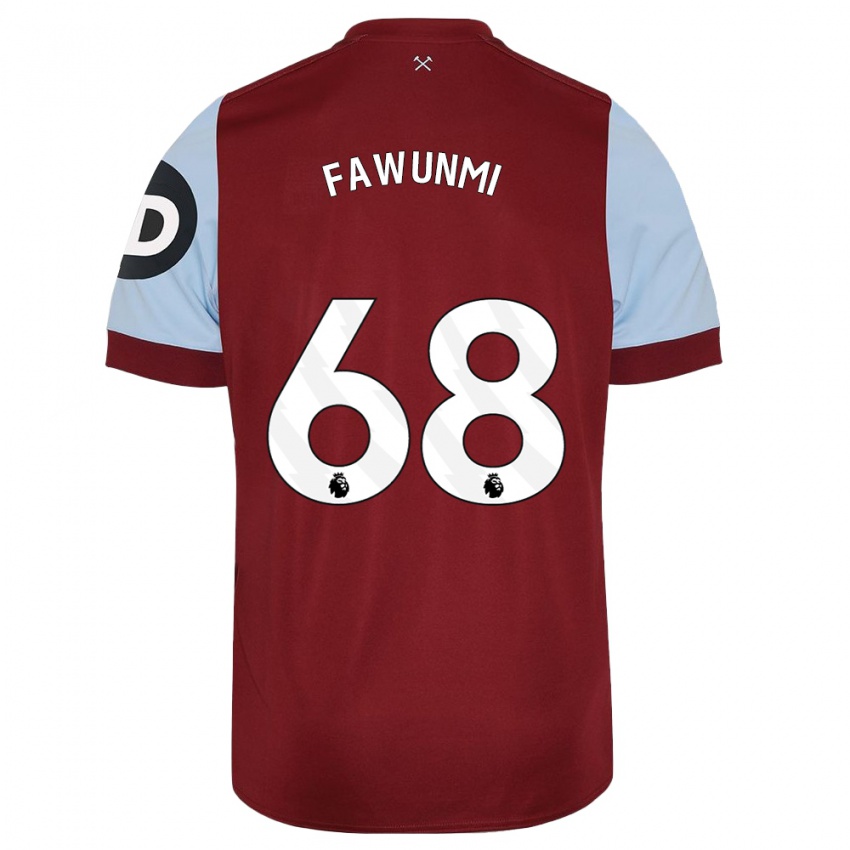 Damen Favour Fawunmi #68 Kastanienbraun Heimtrikot Trikot 2023/24 T-Shirt Österreich