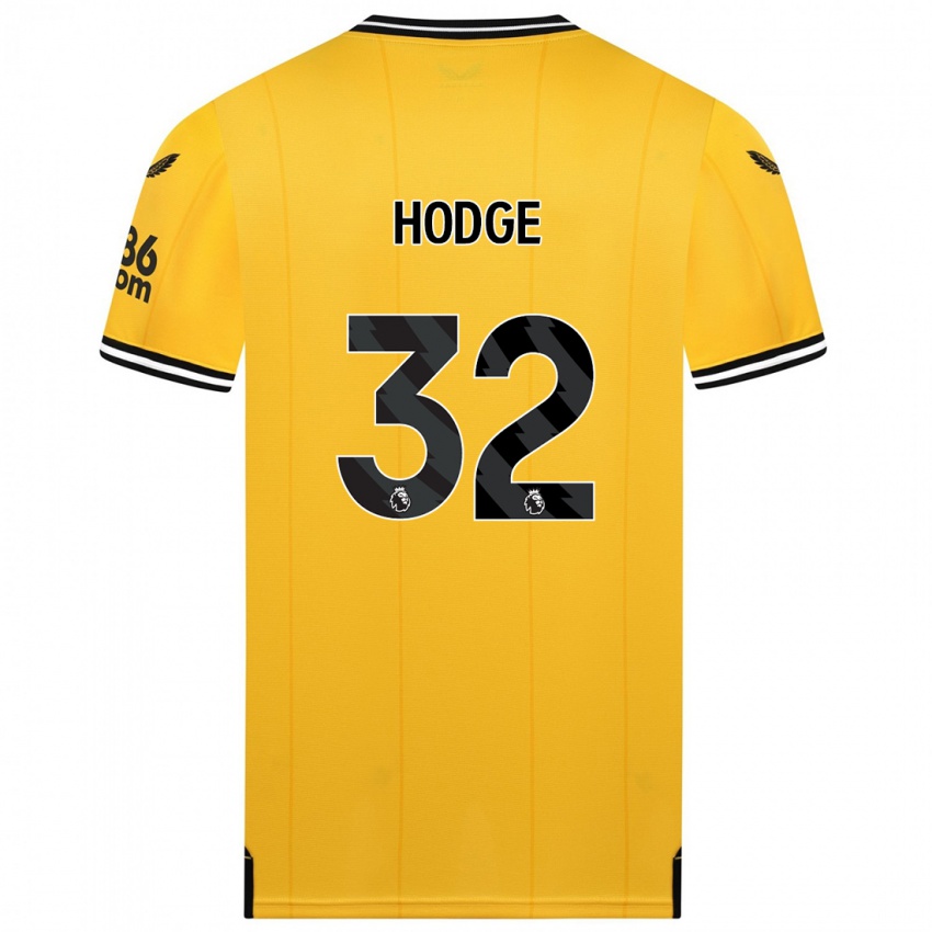 Damen Joe Hodge #32 Gelb Heimtrikot Trikot 2023/24 T-Shirt Österreich
