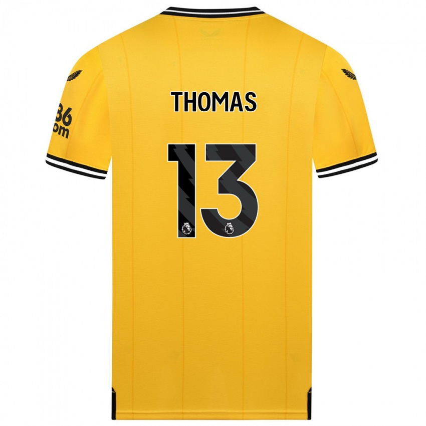 Damen Bec Thomas #13 Gelb Heimtrikot Trikot 2023/24 T-Shirt Österreich