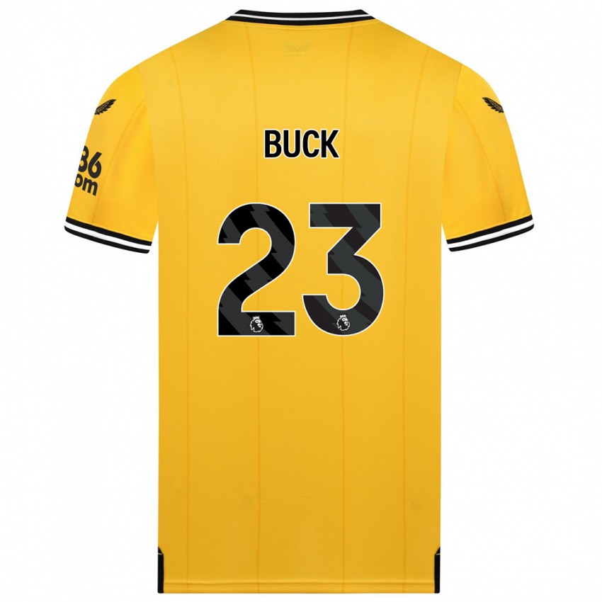 Damen Alex Buck #23 Gelb Heimtrikot Trikot 2023/24 T-Shirt Österreich
