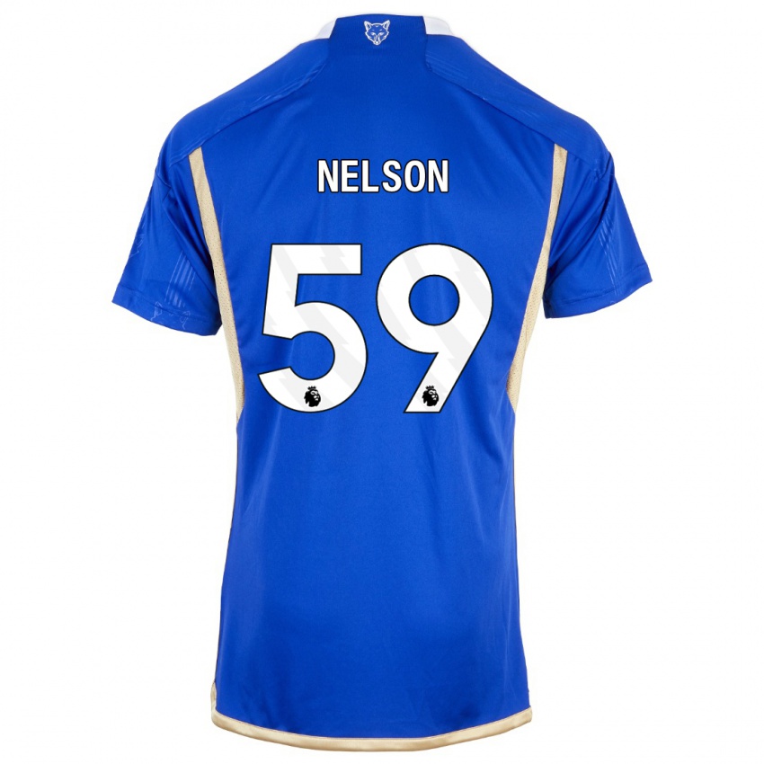 Damen Ronny Nelson #59 Königsblau Heimtrikot Trikot 2023/24 T-Shirt Österreich
