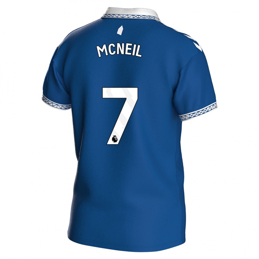 Damen Dwight Mcneil #7 Königsblau Heimtrikot Trikot 2023/24 T-Shirt Österreich