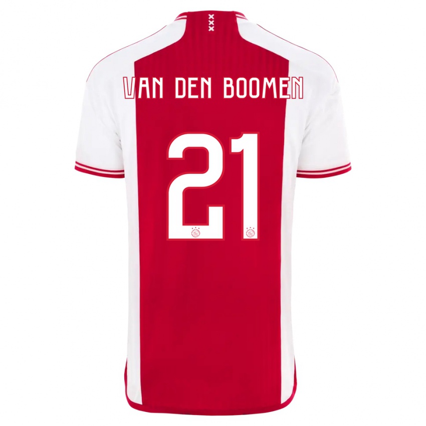 Damen Branco Van Den Boomen #21 Rot-Weiss Heimtrikot Trikot 2023/24 T-Shirt Österreich
