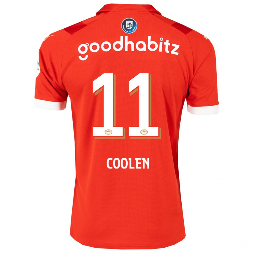 Damen Nadia Coolen #11 Rot Heimtrikot Trikot 2023/24 T-Shirt Österreich