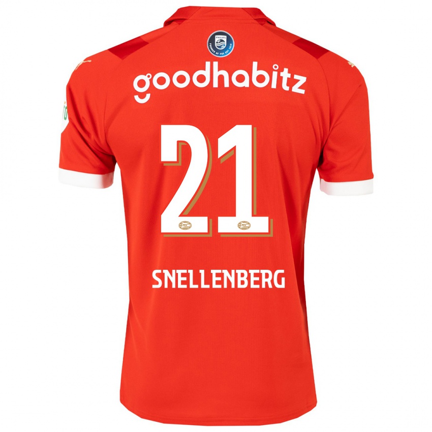 Damen Maxime Snellenberg #21 Rot Heimtrikot Trikot 2023/24 T-Shirt Österreich