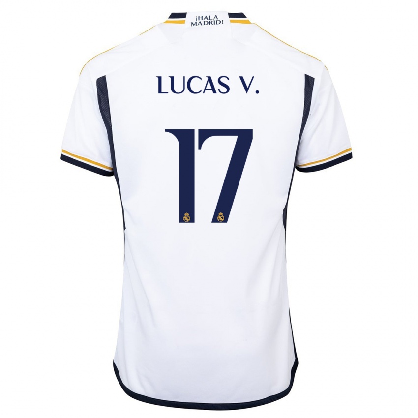 Damen Lucas Vazquez #17 Weiß Heimtrikot Trikot 2023/24 T-Shirt Österreich