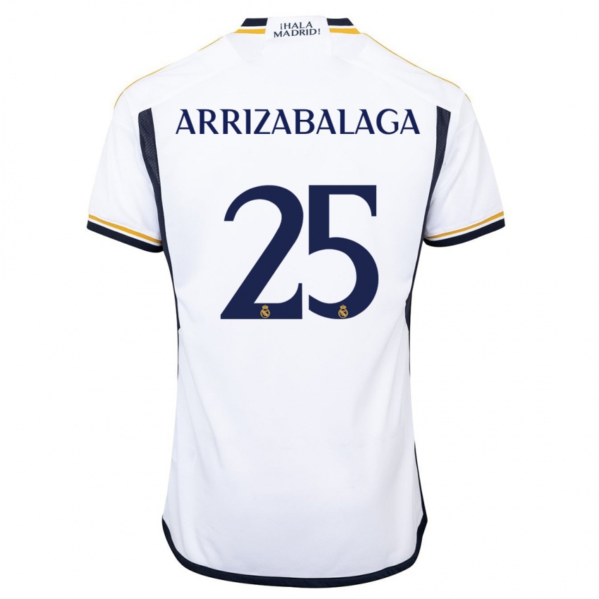 Damen Kepa Arrizabalaga #25 Weiß Heimtrikot Trikot 2023/24 T-Shirt Österreich