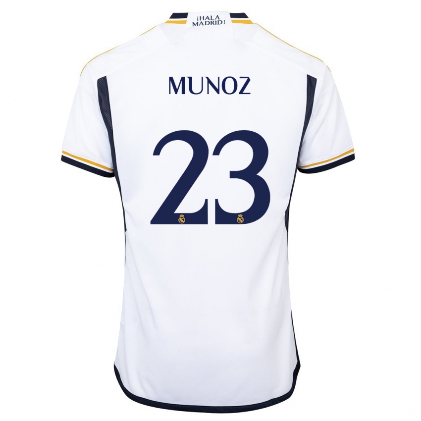 Damen Victor Munoz #23 Weiß Heimtrikot Trikot 2023/24 T-Shirt Österreich