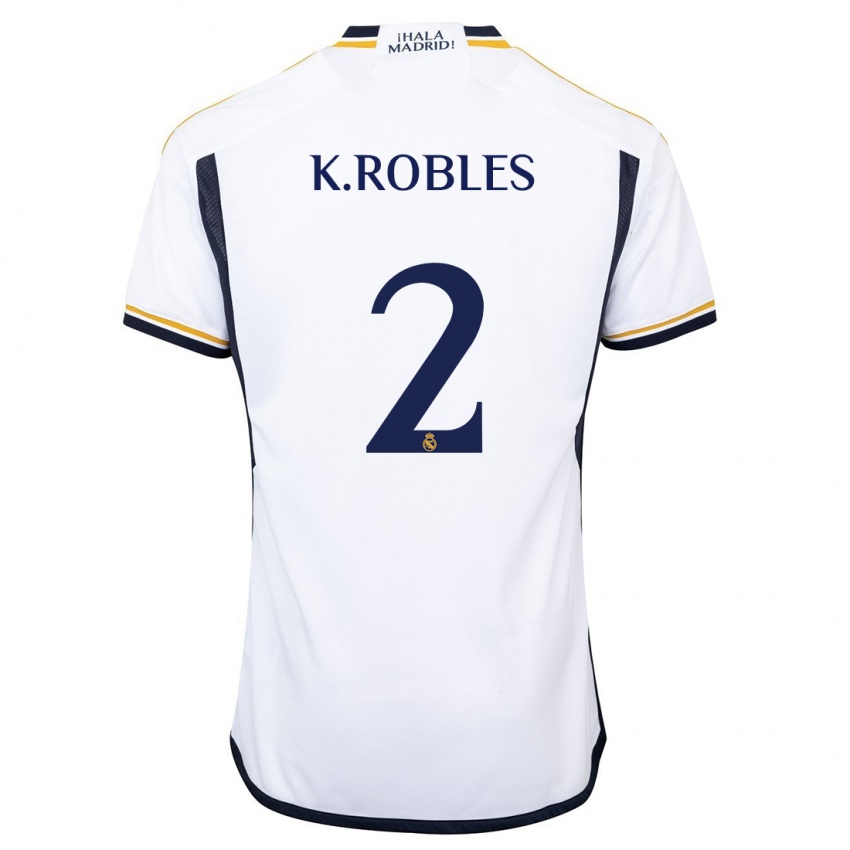 Damen Kenti Robles #2 Weiß Heimtrikot Trikot 2023/24 T-Shirt Österreich