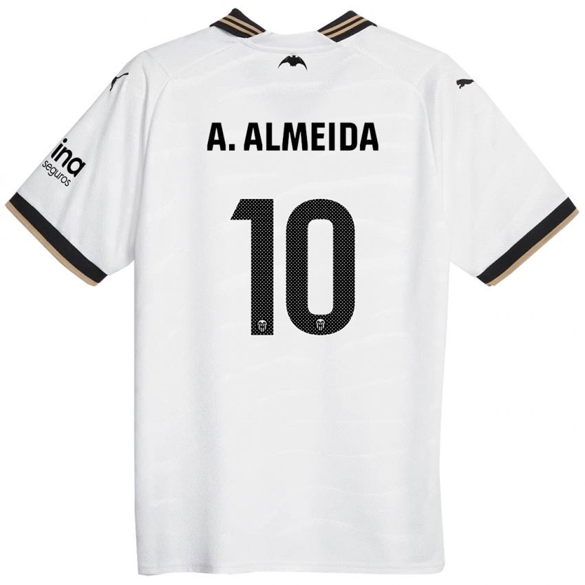 Damen André Almeida #10 Weiß Heimtrikot Trikot 2023/24 T-Shirt Österreich