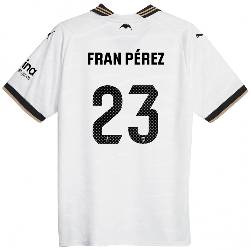 Damen Fran Pérez #23 Weiß Heimtrikot Trikot 2023/24 T-Shirt Österreich