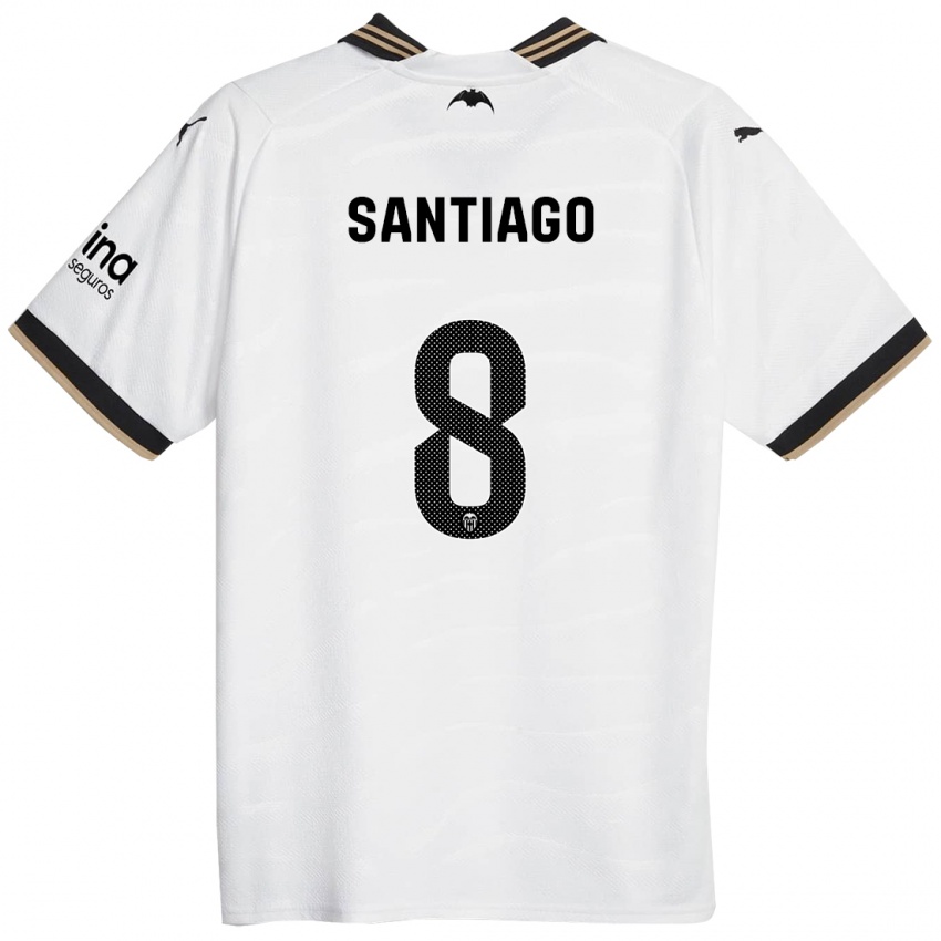 Damen Yellu Santiago #8 Weiß Heimtrikot Trikot 2023/24 T-Shirt Österreich