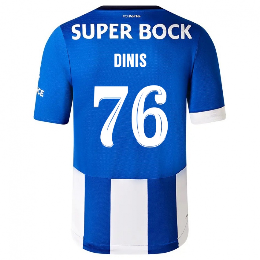 Damen Dinis #76 Blau Weiss Heimtrikot Trikot 2023/24 T-Shirt Österreich